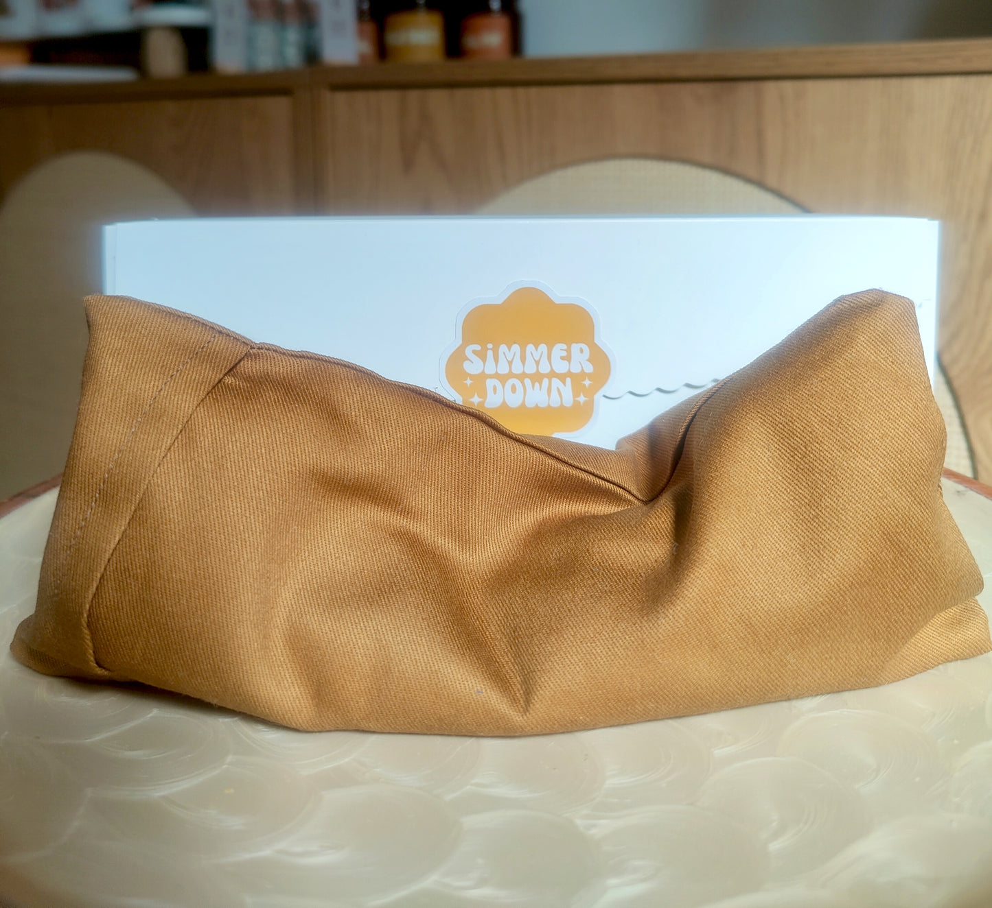 Simmer - weighted eye pillow