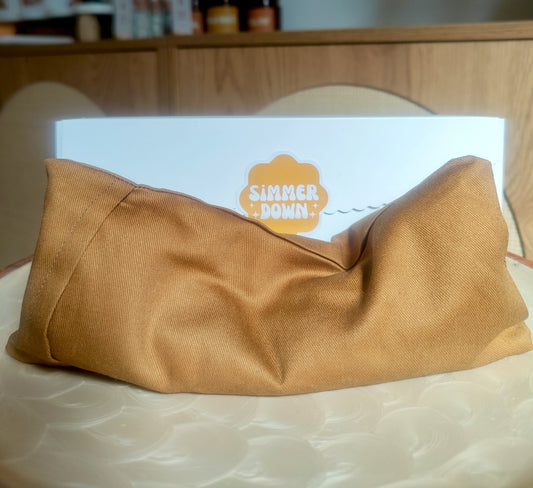 Simmer - weighted eye pillow
